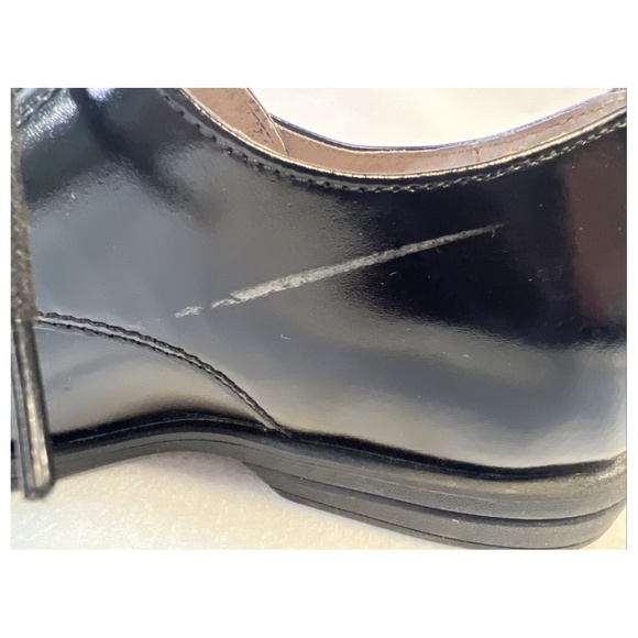 Florsheim Boy's Lace Up Dress Shoes Size 3.5 Youth Some Scuffs Cap Toe Oxford - Picture 7 of 16